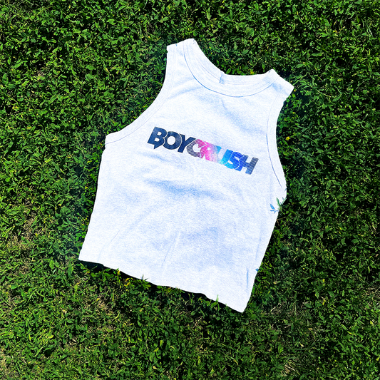 BOYCRUSH MAX LOGO RACER CROP