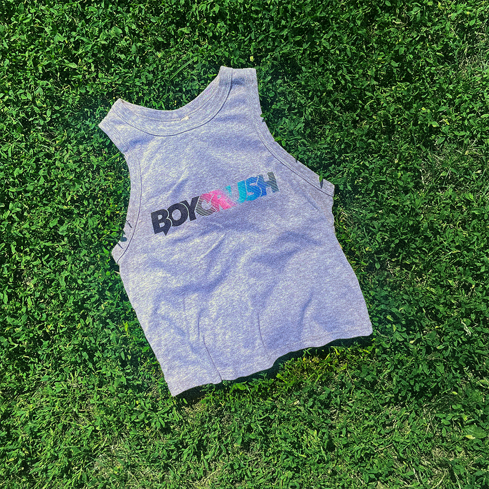 BOYCRUSH MAX LOGO RACER CROP